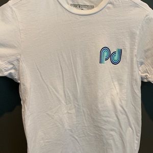 White pink dolphin shirt